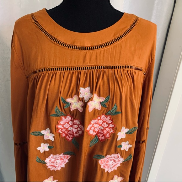 XHILARATION (TARGET) Embroidered Dress Sz:XL - Picture 2 of 8